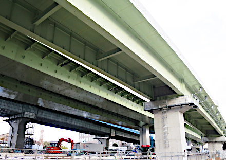 町田立体オンランプ橋 俯瞰