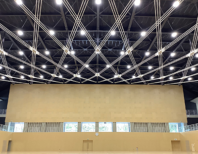 桐生市民体育館（桐生ガススポーツセンター） 内観