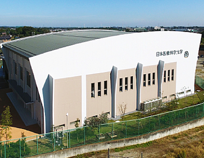 白山市立明光小学校体育館 外観